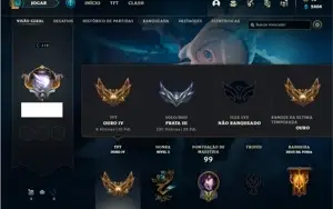 Conta prata 3 com 58 Champs e 33 Skins