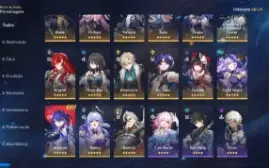 🟢MAIN E3 Sparkle + E2 Dan Heng EL + 48/49 personagens 56x5✨