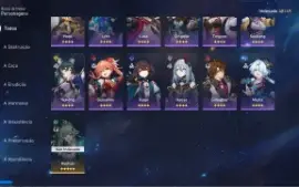 🟢MAIN E3 Sparkle + E2 Dan Heng EL + 48/49 personagens 56x5✨