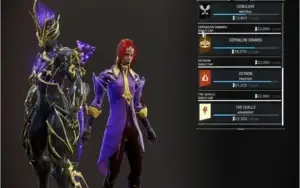 Conta Warframe PC Maestria 21, 1k de platina, Todos Frames
