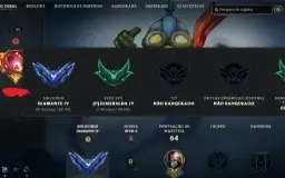Conta Lol Diamante 4 Ganhando 26 Pontos+ - League of Legends