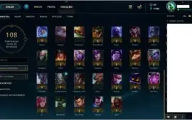 Conta LOL prata muito barata