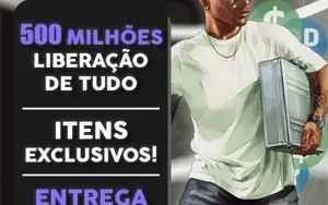 Up De Conta GTAV Online (PC) - 500 Milhões & Melhor Preço!