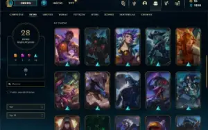 Conta LOL com Vayne Prestigio e Normal