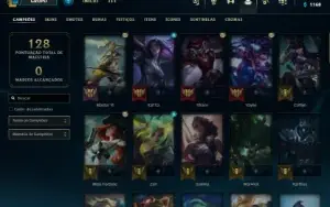 Conta LOL com Vayne Prestigio e Normal