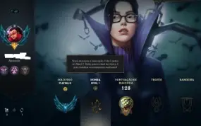 Conta LOL com Vayne Prestigio e Normal