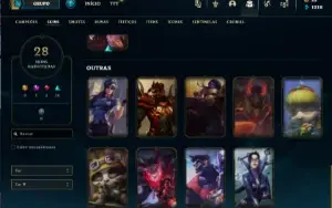 Conta LOL com Vayne Prestigio e Normal