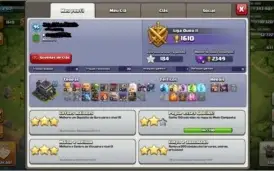 Conta Clash Of Clans CV9 60% Ótima oferta.