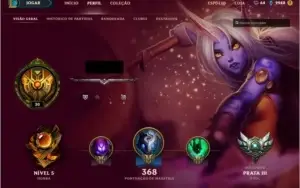 Conta Lol S7 Prata C/ 120+ Campeões E 47+ Skins