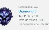 Conta D3 League of Legends