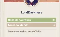 Conta lvl 41 Mundo 5