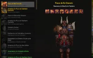 Conta WoW Warrior com CM MoP, Set elite legion, Mage Tower