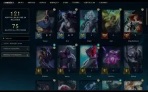 Conta de lol platina 2