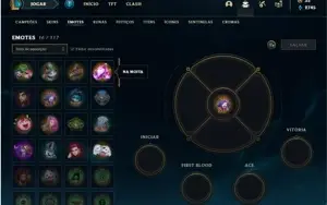 Conta ouro 4 com 44 Champs e 10 Skins