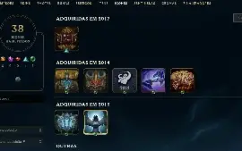 Conta LoL Full Acesso - Rammus Rei e Kayle Juiza - 52 Skins