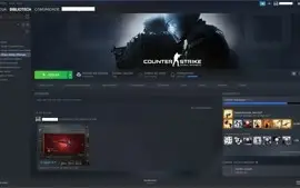 Conta Steam com CSGO PRIME (patente AK) e vários jogos