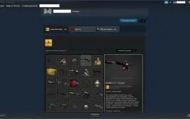 Conta Steam com CSGO PRIME (patente AK) e vários jogos