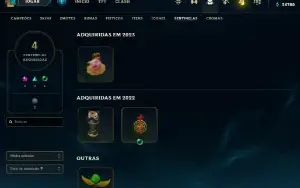 Conta PLATINA 4 | 61% Win - Lol (League Of Legends) Elomoon