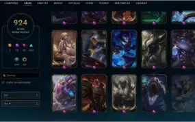 Conta com todas Skins da Loja - 924 SKINS