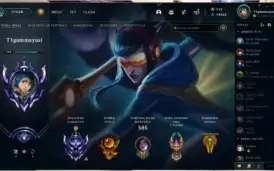conta lol diamante 4 com 329 skins