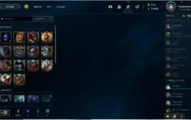 conta lol diamante 4 com 329 skins