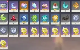 Furina + Signature, Baizhu + Signature + 190 tiros - Genshin