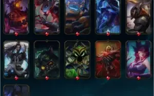 CONTA PLATINA 2- 370 SKINS INCLUINDO RARAS