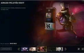 CONTA PLATINA 2- 370 SKINS INCLUINDO RARAS