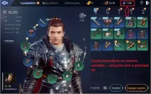 Conta MIR4 66K, LV61, servidor SA63 com 23dracos + Conta Sec
