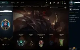 Conta league of legends Platina 4  ( 59 skins )