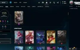 Conta LoL LVL 272 - Gold IV - Todos Campeões -  155 Skins
