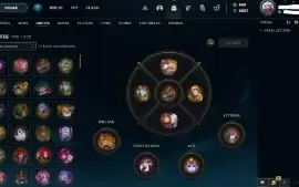 Conta LoL LVL 272 - Gold IV - Todos Campeões -  155 Skins