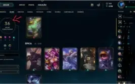VENDO CONTA PLATINA 5 COM SKINS E TODOS CAMPEÕES.