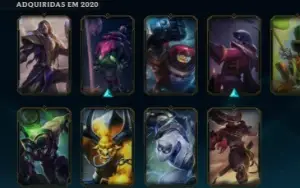 Ultimo elo:diamante 4, nível 85, 34 skins e 9 cromas!!