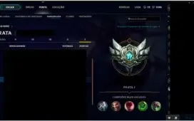 Conta League Of Legends/prata 1/ 115 Champ/ 90 Skins