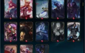 Conta com skins prestigios