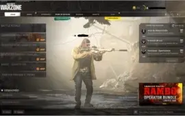 CONTA COD WARZONE COM PACOTE DA FAZE, MP7 GOLD E OUTROS