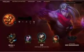 Conta LOL Smurf Lv30