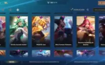 Conta de wild rift com várias lendárias