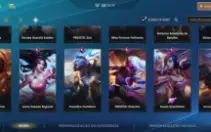 Conta de wild rift com várias lendárias