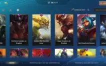 Conta de wild rift com várias lendárias