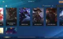 Conta de wild rift com várias lendárias