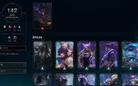 CONTA DE LOL NV. 511, 142 SKINS. MASTER YI PRESTÍGIO