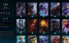 CONTA DE LOL NV. 511, 142 SKINS. MASTER YI PRESTÍGIO