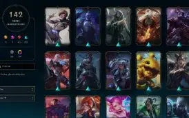 CONTA DE LOL NV. 511, 142 SKINS. MASTER YI PRESTÍGIO