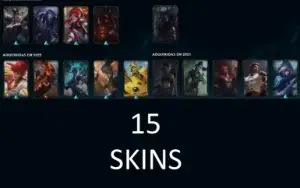 Conta League of Legends - 2021 com 15 skins, 28 campeões