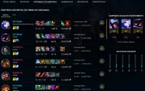 Conta League of Legends - 2021 com 15 skins, 28 campeões