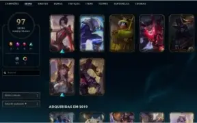 CONTA LVL LVL 224 / GOLD 3 / 97 SKINS