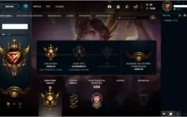 CONTA LVL LVL 224 / GOLD 3 / 97 SKINS
