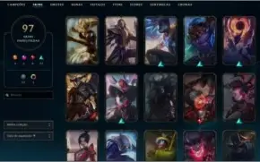 CONTA LVL LVL 224 / GOLD 3 / 97 SKINS